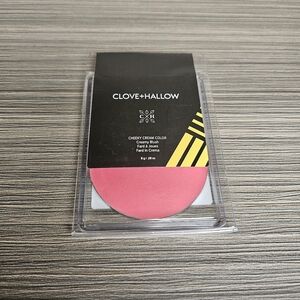 CLOVE + HALLOW Cheeky Cream Color Blush Feline new in box Vegan Clean Beauty